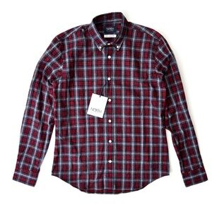 North Country Nwt Portuguese Flannel Red & Blue Check Long Sleeve Shirt